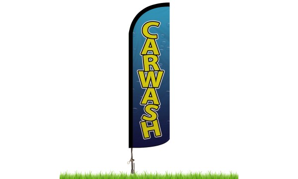 Car Wash (Bubbles) Advertising Flag